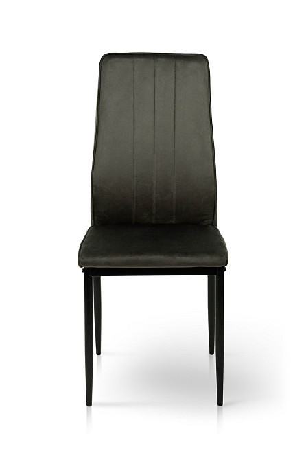 Стілець Річь, чорний/велюр графітовий Київ - фото 2
