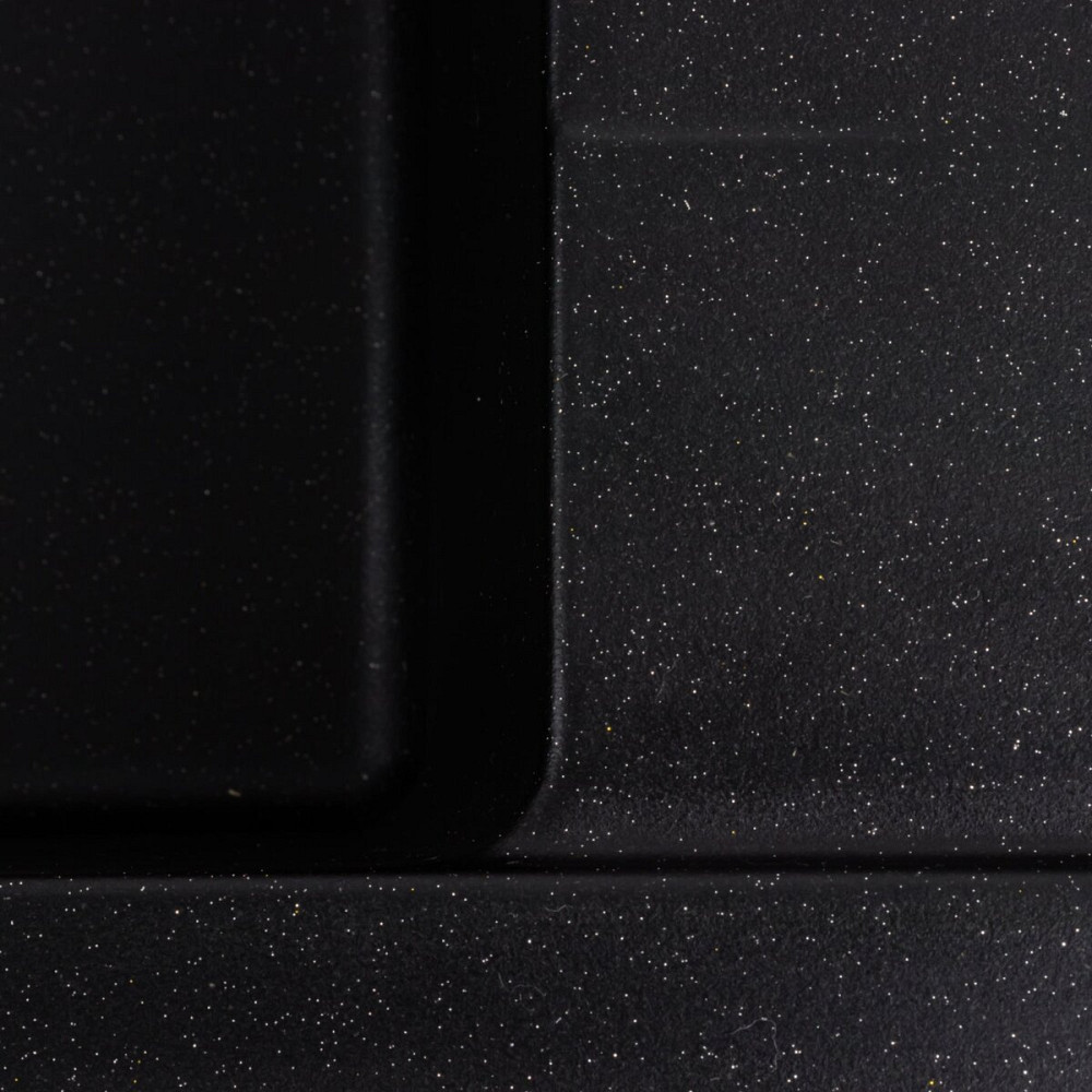 Гранітна мийка для кухні VALESO DIAMOND 8650 матова Чорний металік Коломыя - изображение 5