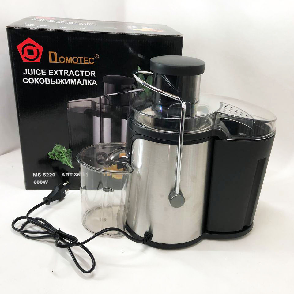 Соковижималки побутові Domotec MS-5220 600 W, Ручна соковижималка для моркви, Соковижималка електрична CY-56 Львів - фото 9