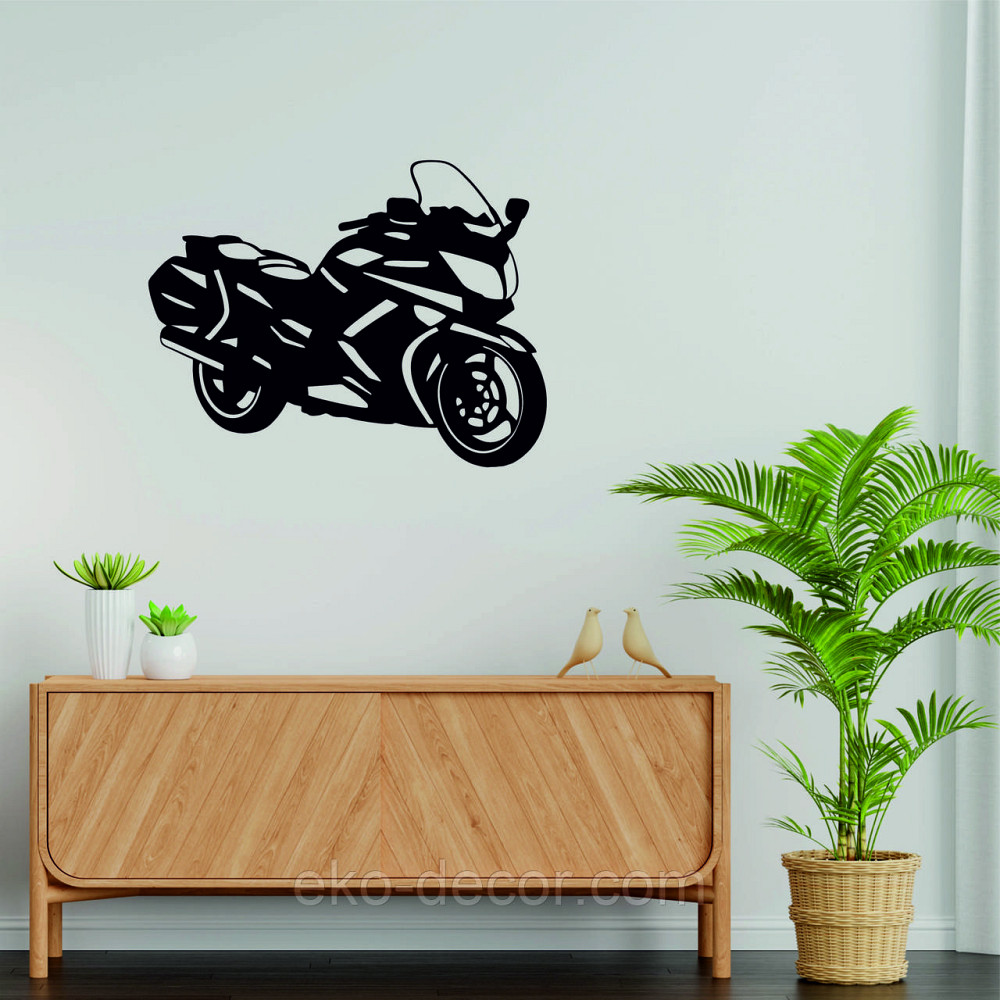 Декоративное настенное Панно «Мотоцыкл» Декор на стену 70*53 см, Черный Киев - изображение 4