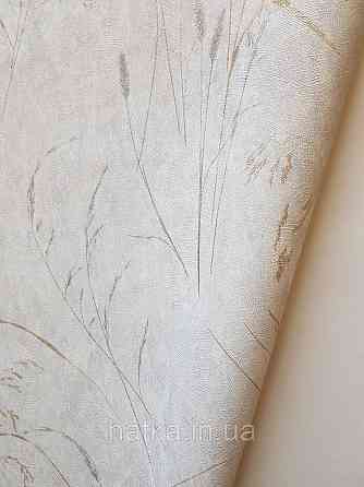 Шпалери метрові вінілові на флізеліні Sintra Vila прованс польові квіти рослини бузково сірі 533222 Київ