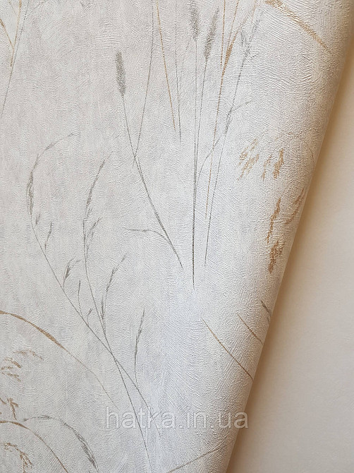 Шпалери метрові вінілові на флізеліні Sintra Vila прованс польові квіти рослини бузково сірі 533222 Київ - фото 2