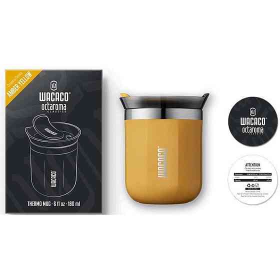 Термокухоль Wacaco Octaroma Classico 180 мл, жовтий Київ