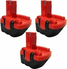 Акумулятор zamienny do narzędzi Bosch, pojemność 3500 mAh, kompatybilny z kilkoma modelami, 3-pak mAh Київ