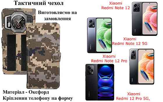 Тактичний чохол для TCL Stylus 5G, кріпиться до спорядження на липучці Київ
