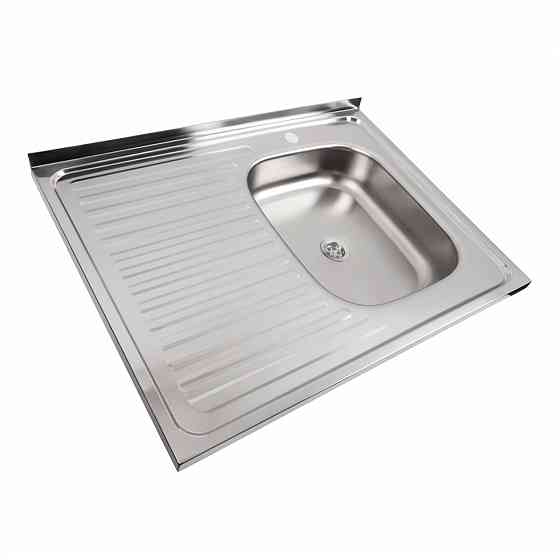 Мийка кухонна з нержавіючої сталі Platinum 8060 R (0,4/120 мм) Коломыя