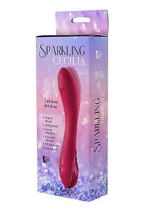 Вибратор с движущимся шариком Dream Toys SPARKLING SLIDING CECILIA Sex Aura Киев