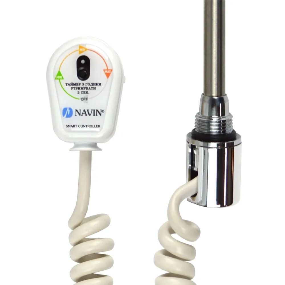 ТЭН для полотенцесушителя NAVIN Basic 300W с таймером 20-027031-3030 Киев - изображение 2