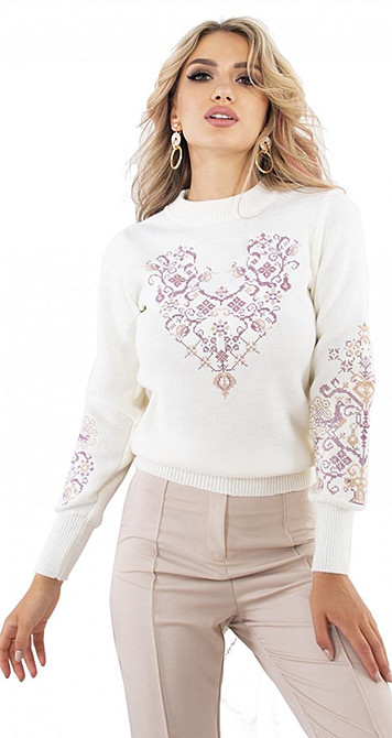 Свитер с вышивкой (50-52) Киев - изображение 1