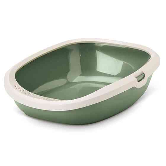 Savic Gizmo M САВІК ГІЗМО туалет із бортиком для котів 44х35.5х12.5см Київ
