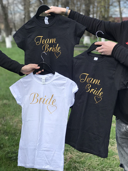 Женские футболки на девичник 