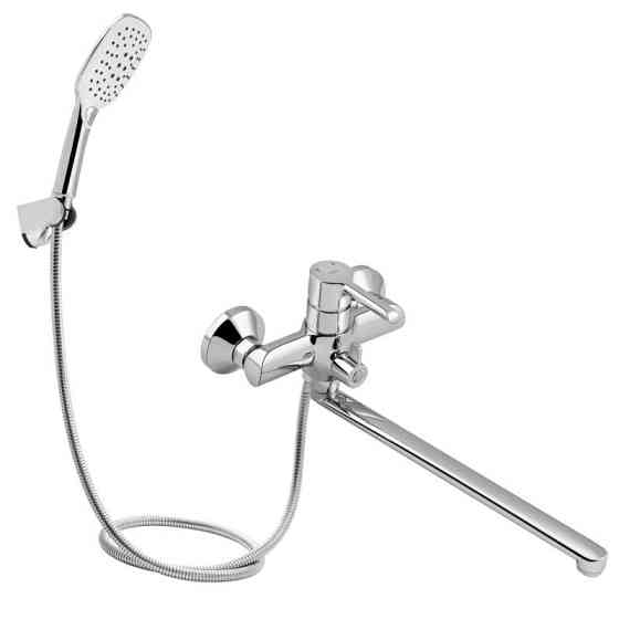 Змішувач для ванни Qtap Grand CRM 005 з душовим гарнітуром (QTGRACRM005) Київ