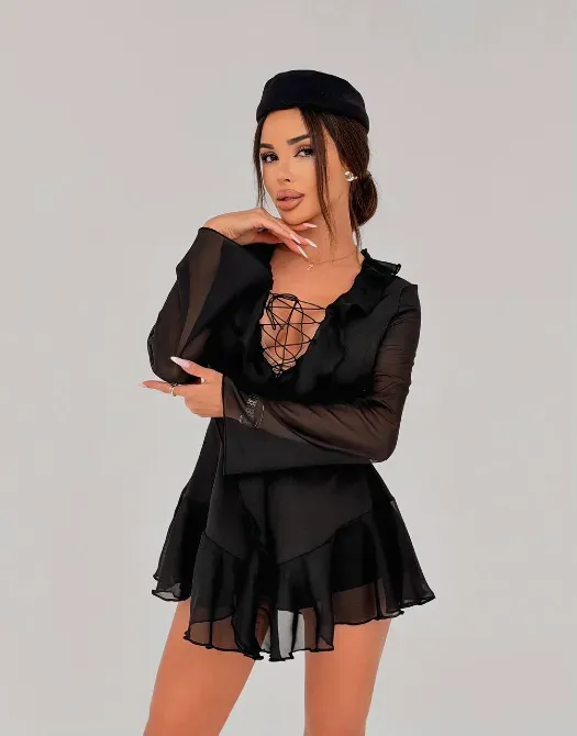 Платье-комбез женское из шифона и софта - идеальный вариант Одесса - изображение 4