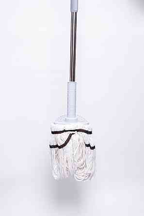 Швабра з класичною круглою насадкою для вологого прибирання підлоги, підходить для плитки, ламінату HP-35015-15 Коломия