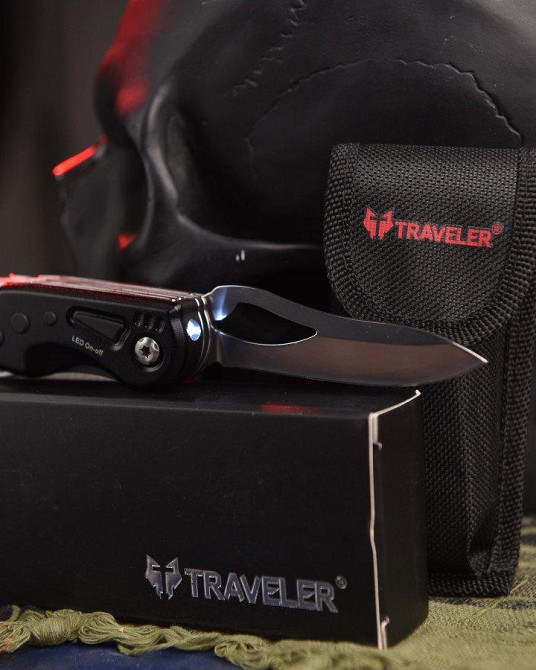 Мультитул steel з ліхтариком та бітами ВН11057 Одеса - фото 4