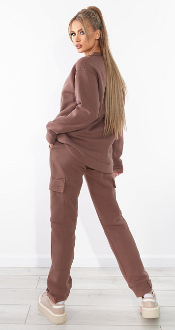 Теплий костюм на флісі з великими кишенями (44) Київ - фото 3