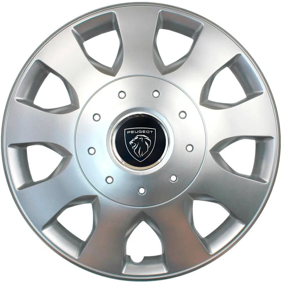 Автомобільні модельні ковпаки R16 Peugeot NEW 400 4шт, SJS, сріблясті Вінниця - фото 1