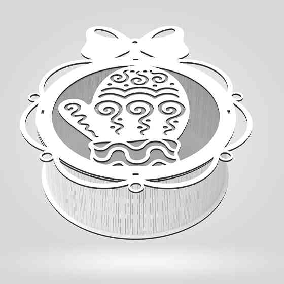 Подарочная коробка EKOSTAR d200 h80 Киев