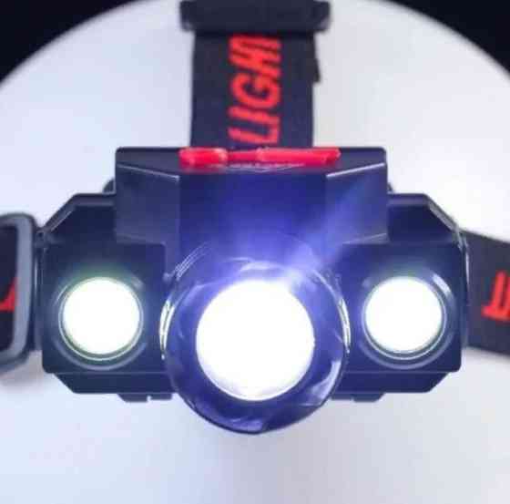 Ліхтарик налобний акумуляторний KX-1805 COB XPE. Вінниця