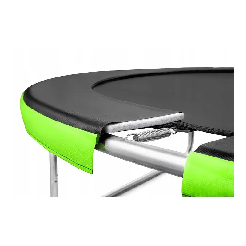 Батут Just Fun 244 см Premium Чорний внутрішня сіткa Київ - фото 2