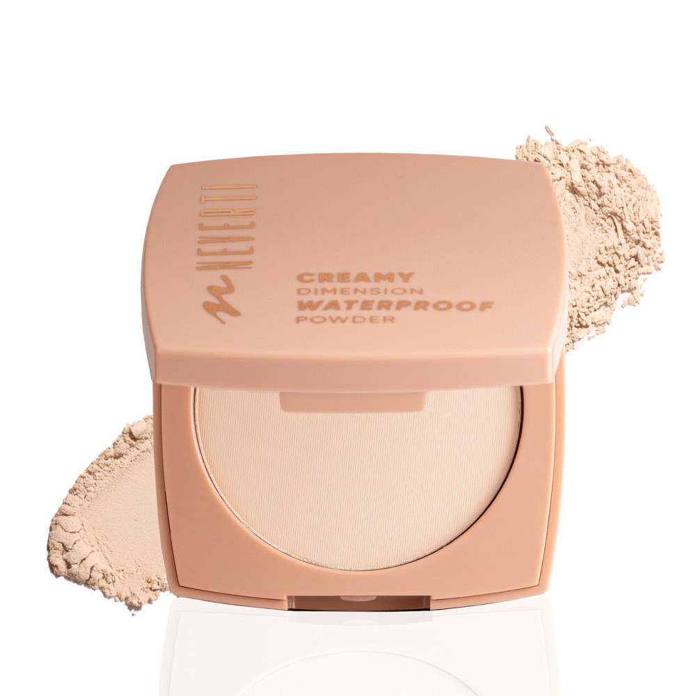 Пудра для обличчя Neverti Creamy Dimension №1 Porcelain Beige кремова водостійка Запоріжжя - фото 1