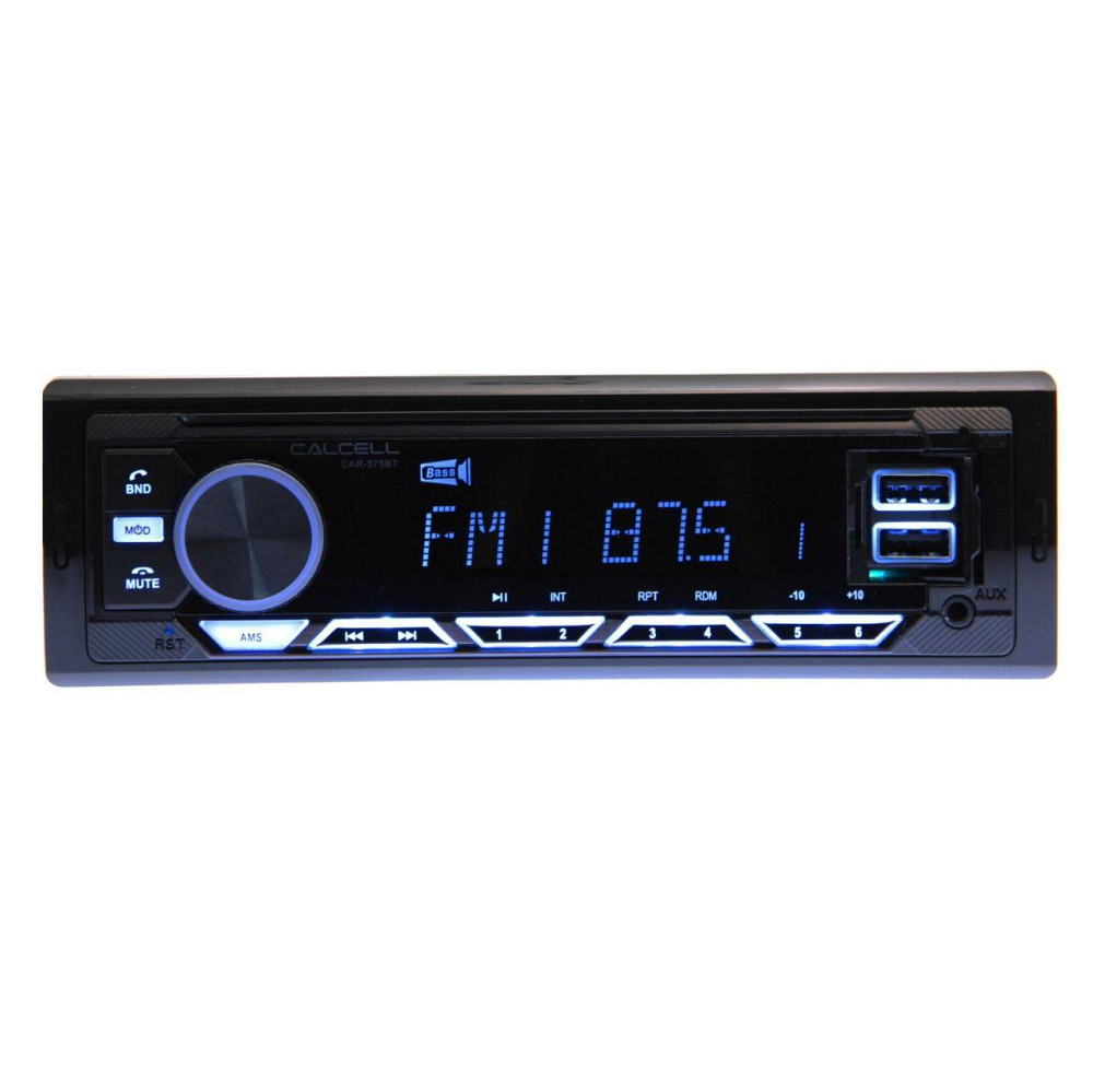 Автомагнитола 1DIN Calcell CAR-575BT (Bluetooth/USB/MicroSD/AUX/FM) RGB подсветка Харьков - изображение 1