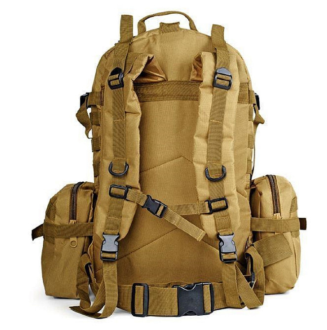 Рюкзак тактичний 55 л з підсумками койот Київ - фото 4