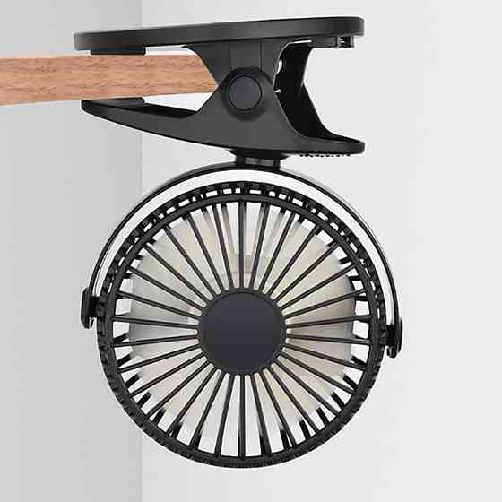 Настільний вентилятор USB SS-13 / Міні вентилятор XH-09 / акум. на прищепці (WX6507) Дніпро