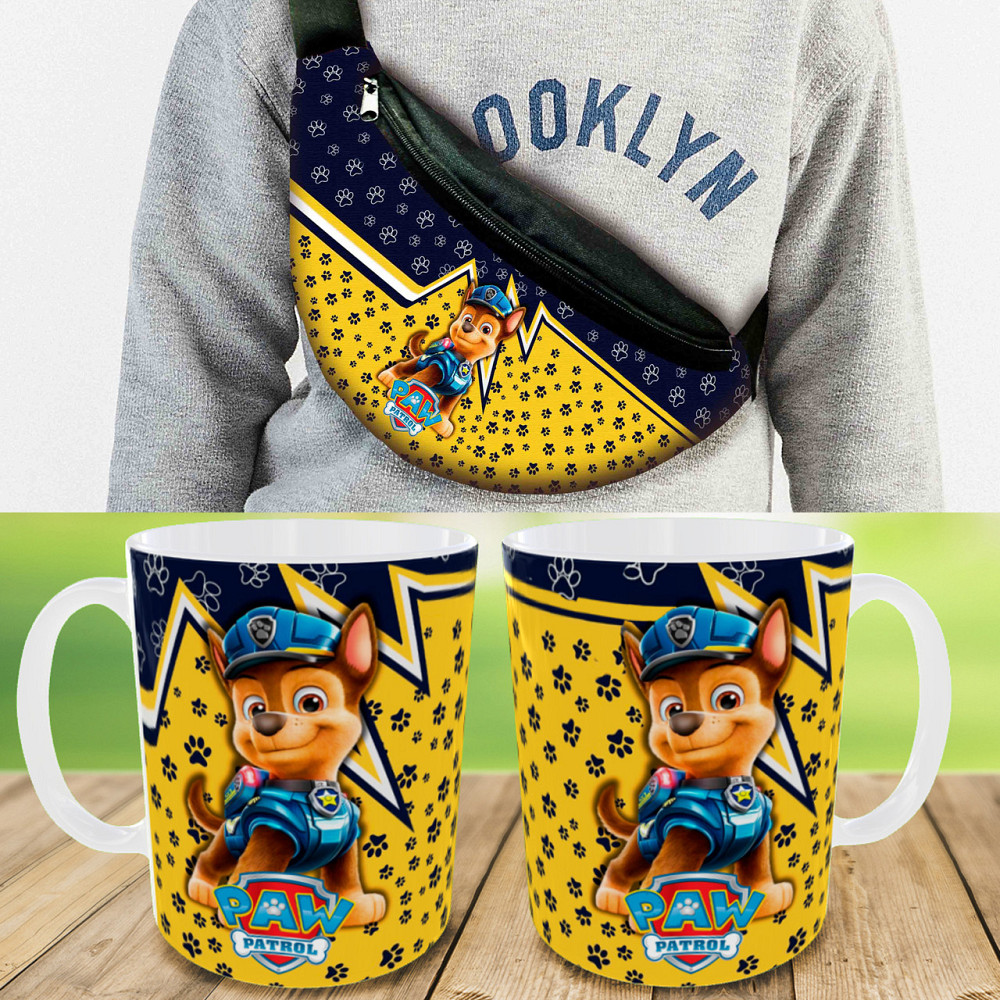 Подарунковий набір: Сумка-бананка + Кружка Щенячий патруль "Paw Patrol" дитячий, для хлопчика (00193) Київ - фото 1