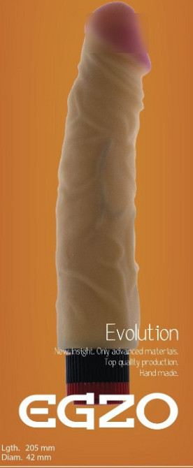 Вібратор EGZO Ciberskin VNS004 ( 20,5 см х 4,2 см ) Sex Aura Київ - фото 2