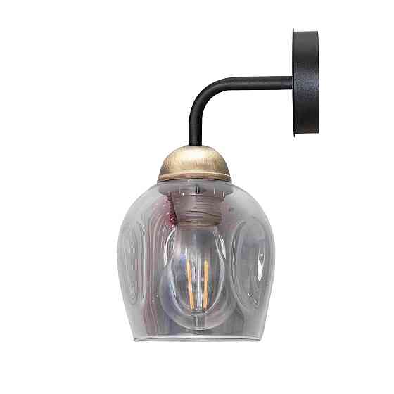 Світильник настінний MSK Electric Enigma бра під лампу E27 PL 20240 BK Одеса