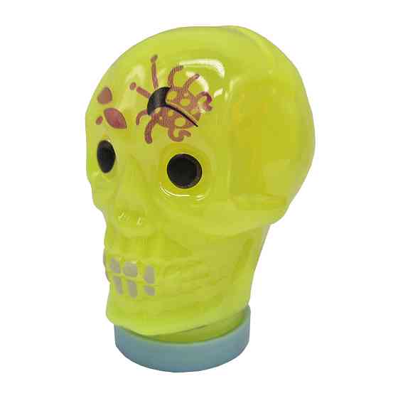 Дитячий антистрес-слайм Череп Skull 80174, 100 мл Жовтий Вінниця