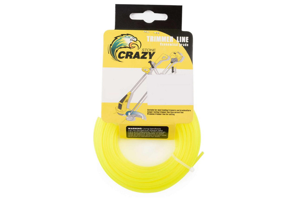 Леска мотокосы Ø2,4mm, 60 метров (квадратная, желтая) Мукачево - изображение 1