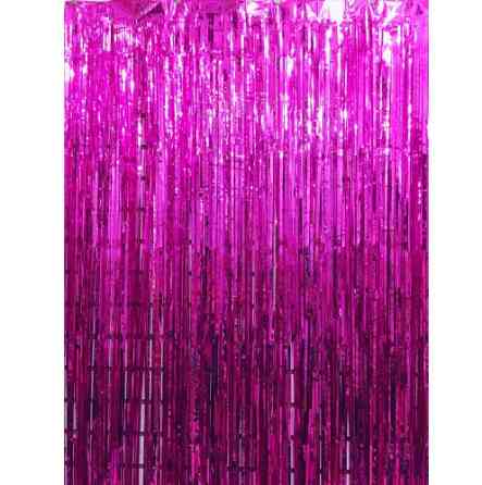 Шторка із фольги для фото зон 2 м на 1 м малиновий Київ