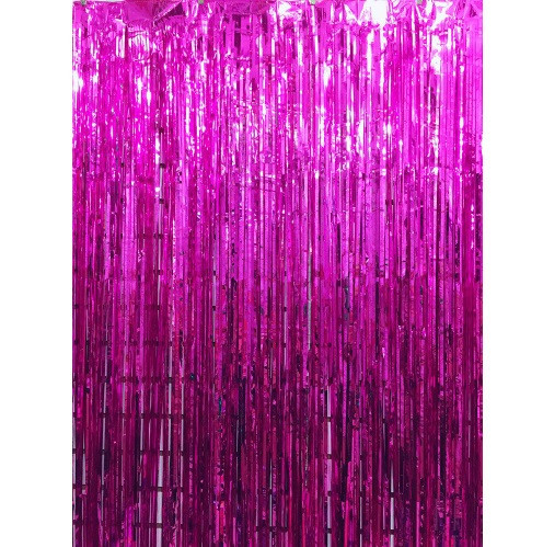 Шторка із фольги для фото зон 2 м на 1 м малиновий Київ - фото 4