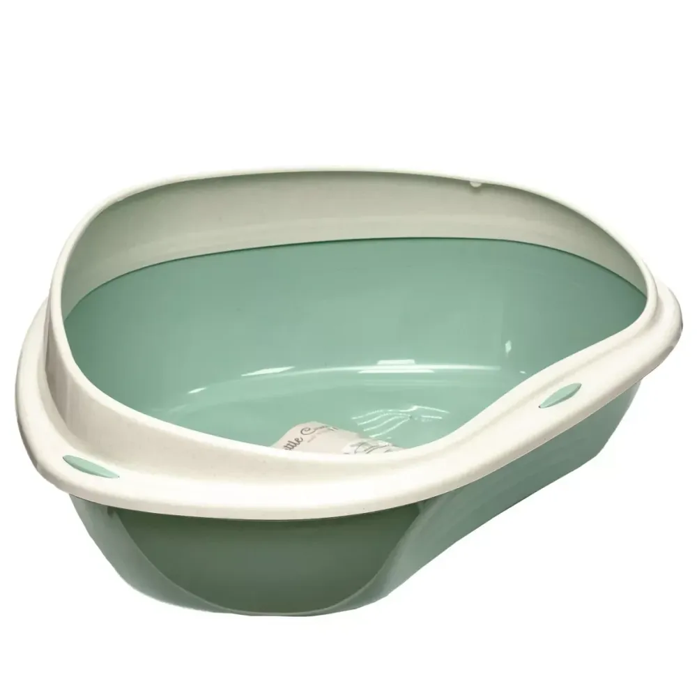 Кутовий туалет для котів Shuttle Corner з бортиком, розмір 58 x 48 x 20.5 см Вінниця - фото 3