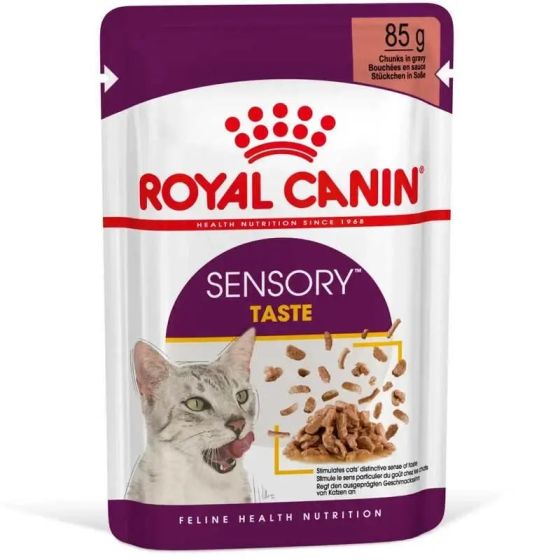 Royal Canin Taste Gravy (Роял Канін Сенсорі Тейст шматочки) вологий корм для перебиральних кішок 85 г х 12 шт 85 г х 12 шт. Запоріжжя
