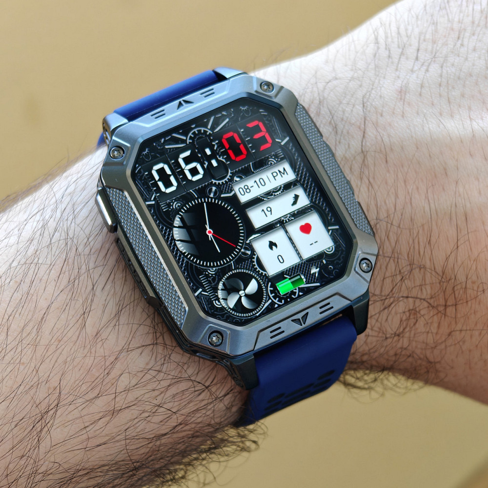 Розумний смарт-годинник Smart Formula K+ Sport Blue (3 ремінці) Київ - фото 16