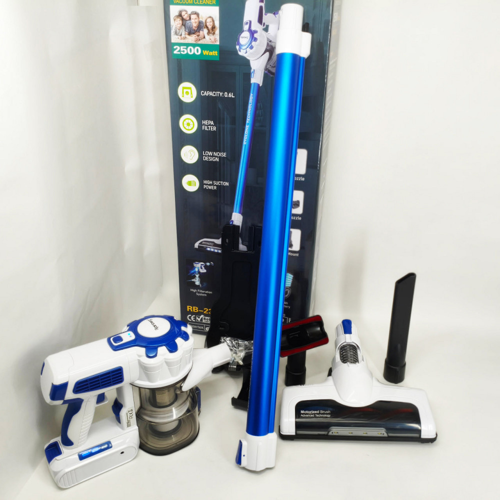 Мощный ручной вертикальный пылесос Rainberg RB-2301 2500Вт, Электрический вертикальный пылесос QD-21 Львов - изображение 7