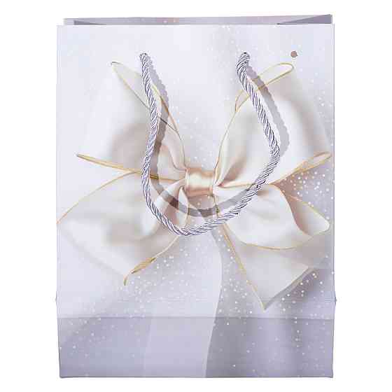 Подарунковий еко пакет з паперу, крафтовий пакет для подарунків та сувенірів HP-10359-12 Київ