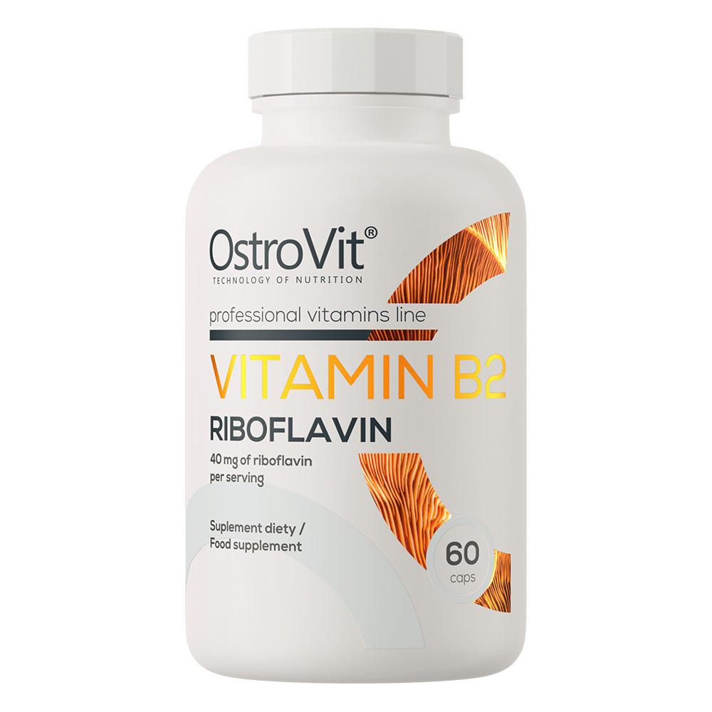 Вітамін B2 Ostrovit Vitamin B2 Riboflavin 60 caps Луцьк - фото 1