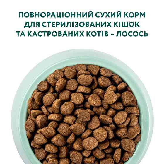 Сухой корм для стерилизованных/кастрированных кошек Оптимил Optimeal с лососем, 4 кг Винница