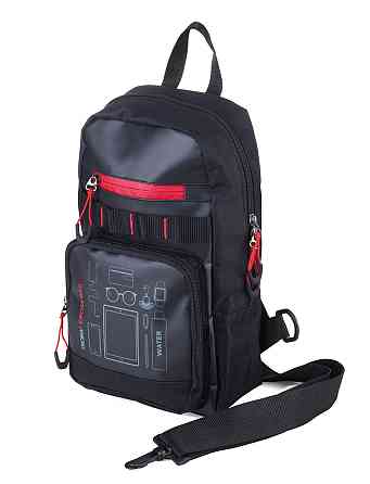 Рюкзак городской Troika Cross Bag 5л через плечо Черный Винница