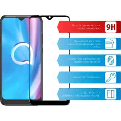 Скло захисне ACCLAB Full Glue Alcatel 5030D (1283126509094) Вінниця