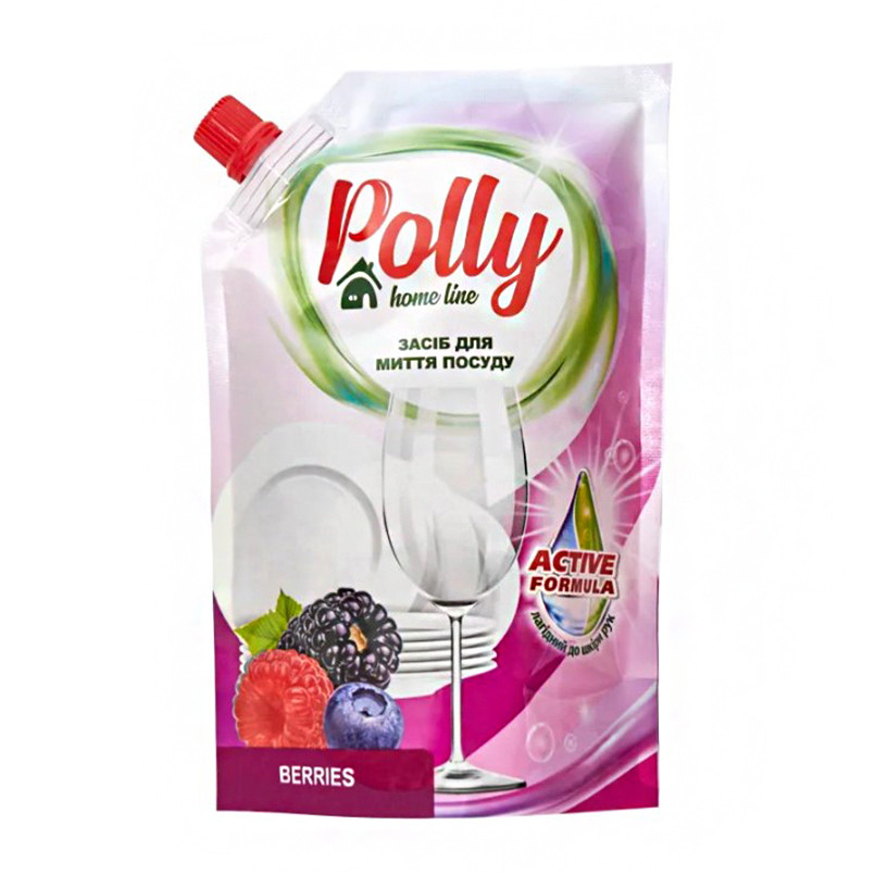Засіб для миття посуду Polly ягоди дой-пак, 500мл Львів - фото 1