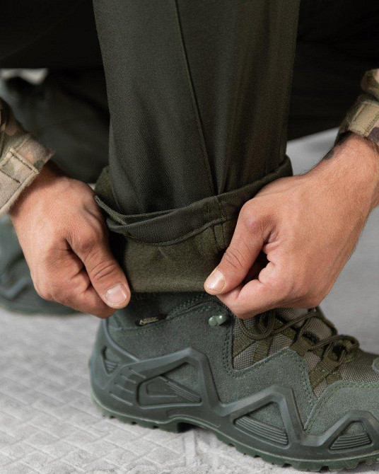 Зимние штаны на флисе олива НП5041 Одесса - изображение 8