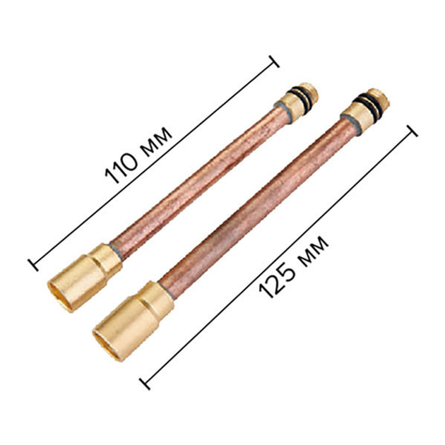 Комплект подовжувачів підведення змішувача (2 шт) Zerix LRH401 Харків - фото 2