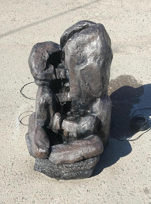 Каскадный солнечный фонтан Felsquell с питанием от батареи Солнечная панель 2 кВт 3 светодиода УЦЕНКА!!!!! Ровно - изображение 8