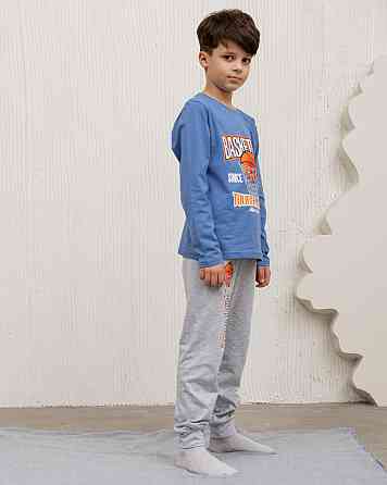 Пижама подростковая комплект со штанами на мальчика - Баскетбол Tom John 89942 10-11 Киев