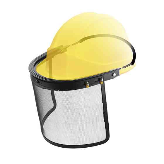 Екран захисний для обличчя, сітка, кріплення на каску INTERTOOL SP-0035 Київ